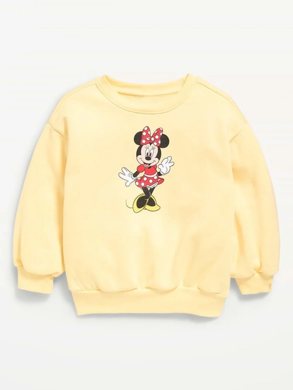 Old Navy Minnie Mouse Graphic Sweatshirt Golden Straw 2T NWT IN PACKAGE